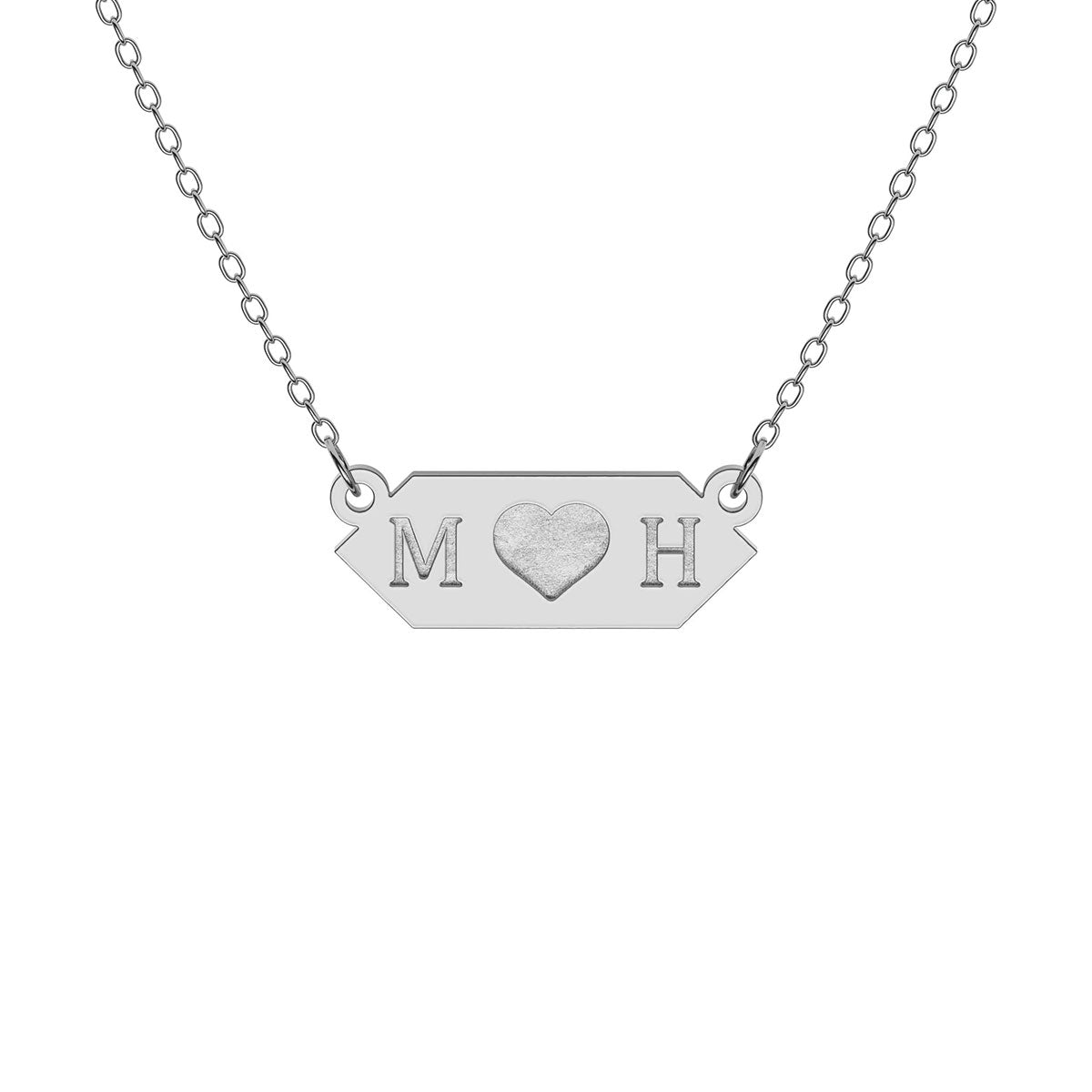 Sterling Silver Curb Heart-Accented Chain Extender