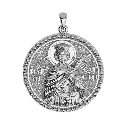 Saint Helen (Eleni) Sculpted Round Medal