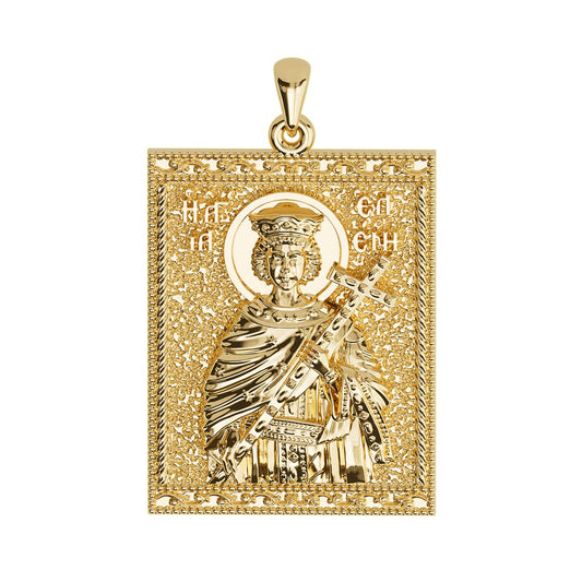 Saint Helen (Eleni) Sculpted Tag Medal