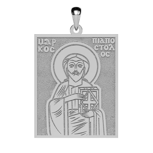 Saint Mark Coptic Orthodox Icon Tag Medal