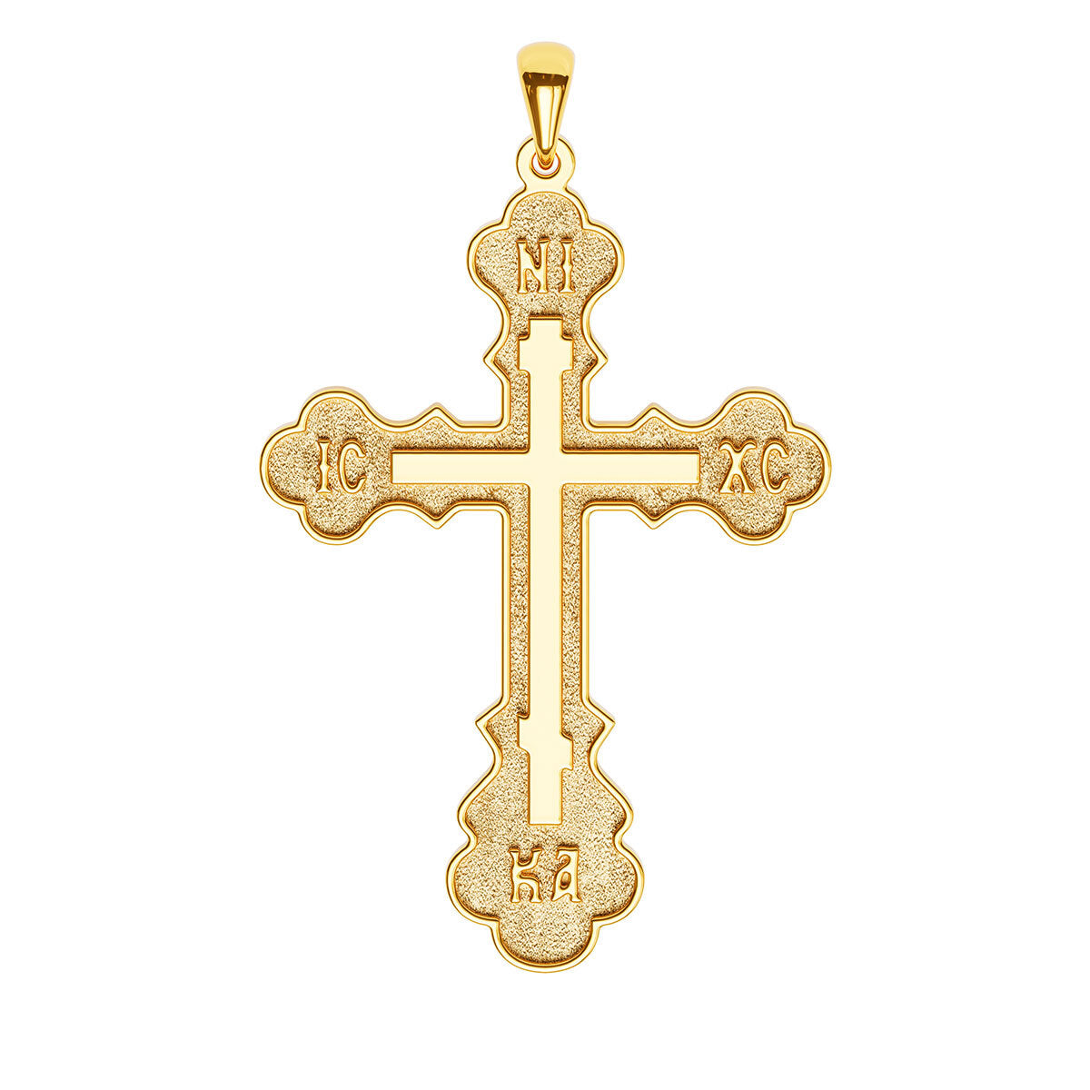 St Andrew 14kt Gold Greek Orthodox Cross