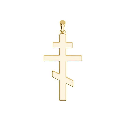 Modern Orthodox Cross Necklace