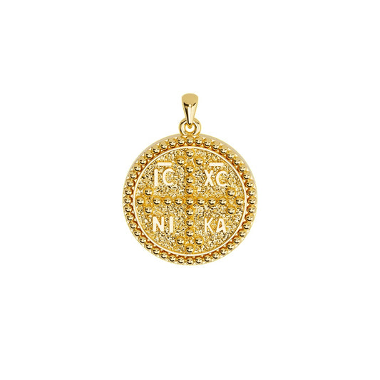 Round Byzantine Style Konstantinato Pendant