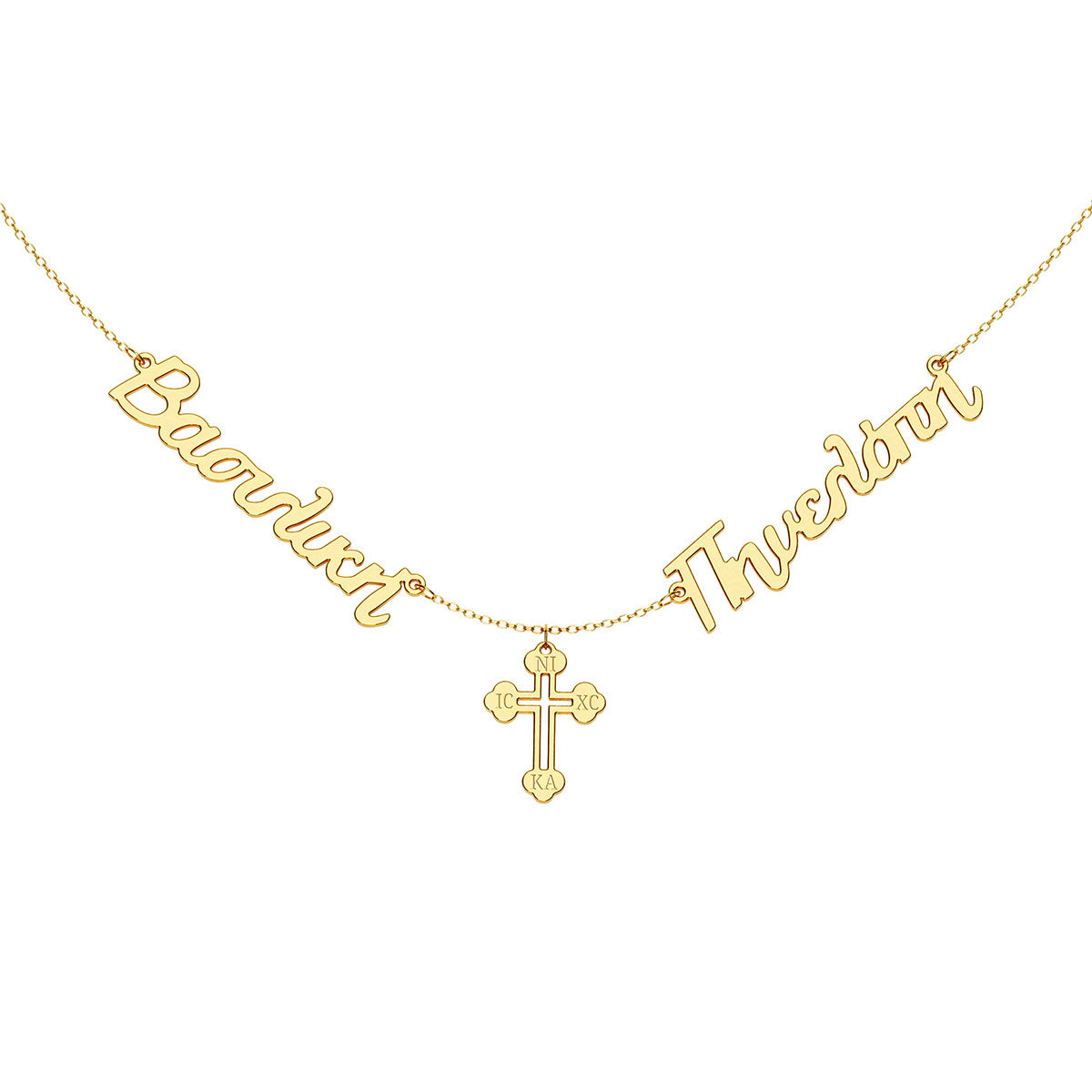 Cross clearance necklace name