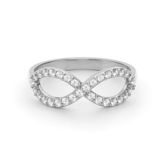 Pavé Infinity Ring