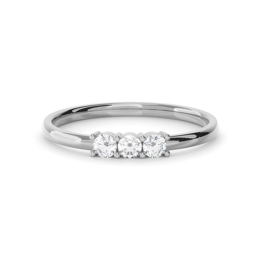 3 Stone Diamond Anniversary Ring (1/5 Ct. Tw.)