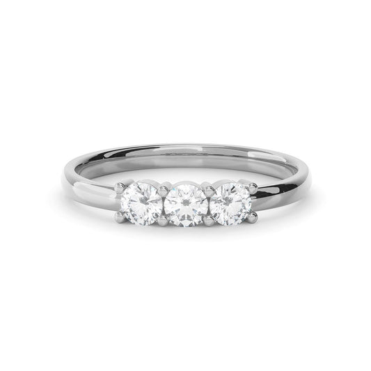 3 Stone Diamond Anniversary Ring (1/2 Ct. Tw.)