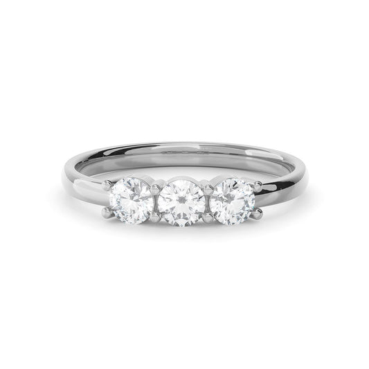 3 Stone Diamond Anniversary Ring (2/3 Ct. Tw.)