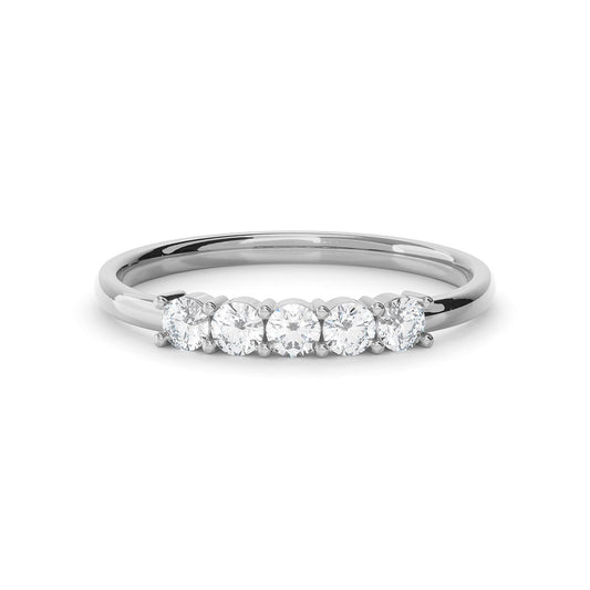 5 Stone Diamond Anniversary Ring (1/3 Ct. Tw.)