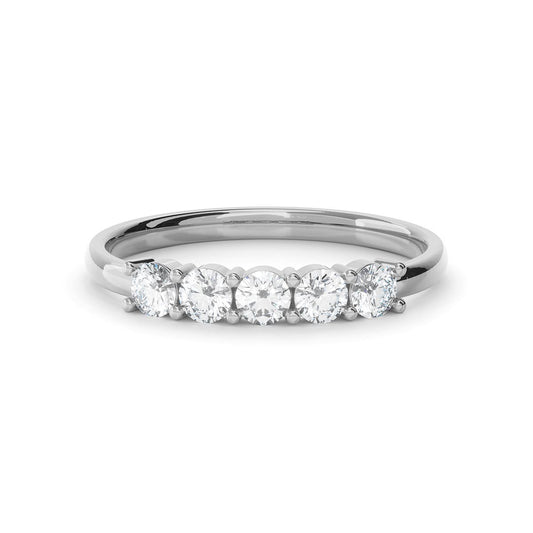 5 Stone Diamond Anniversary Ring (1/2 Ct. Tw.)