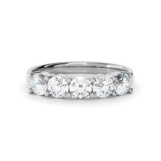 5 Stone Diamond Anniversary Ring (1 1/4 Ct. Tw.)