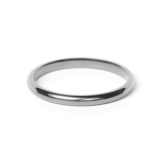 Dome Comfort Fit 2mm Classic Wedding Band