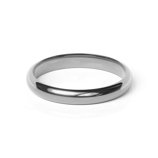 Dome Comfort Fit 3mm Classic Wedding Band