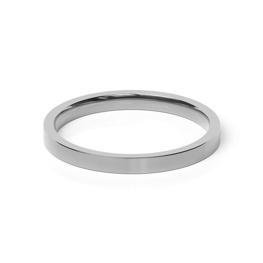 Flat Comfort Fit 2mm Classic Wedding Band