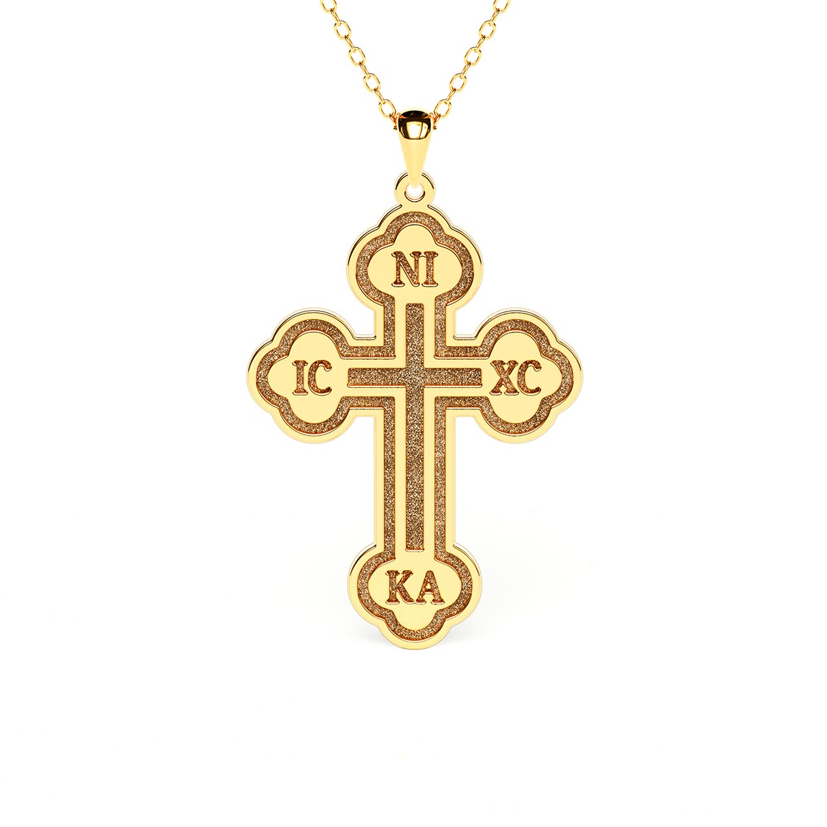 Greek Cross Necklace in Sterling Silver | Gold Boutique