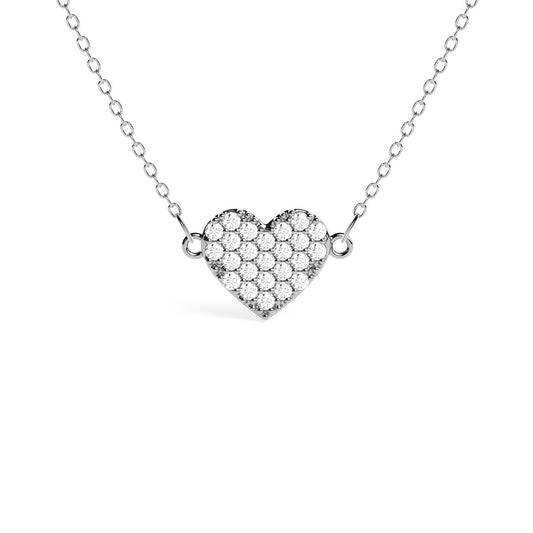 Pavé Heart Necklace