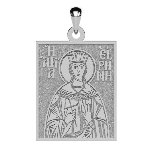 Saint Irene of Thessaloniki Greek Orthodox Icon Tag Medal